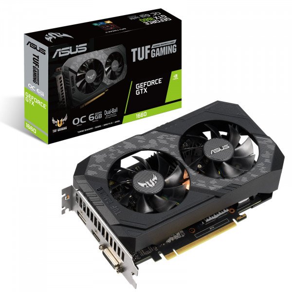 

Видеокарта ASUS GeForce GTX1660 6GB GDDR5 TUF OC (TUF-GTX1660-O6G)