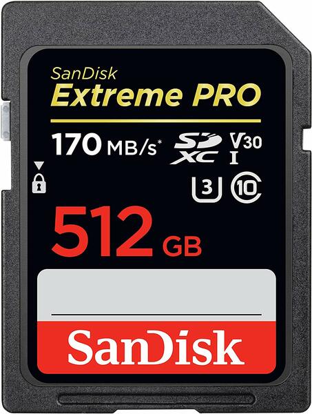 Акція на Карта памяти SANDISK SDXC 512GB Class 10 Extreme Pro Ultimate UHS-I  R170/W90MB/s (SDSDXXY-512G-GN4IN) від MOYO