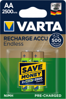 Акумулятор VARTA Rechargeable ACCU ENDLESS AA 2500 mAh BLI 2 NI-MH (56686101402)