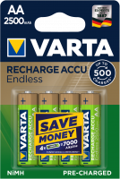 Акумулятор VARTA Rechargeable ACCU ENDLESS AA 2500 mAh BLI 4 NI-MH (56686101404)