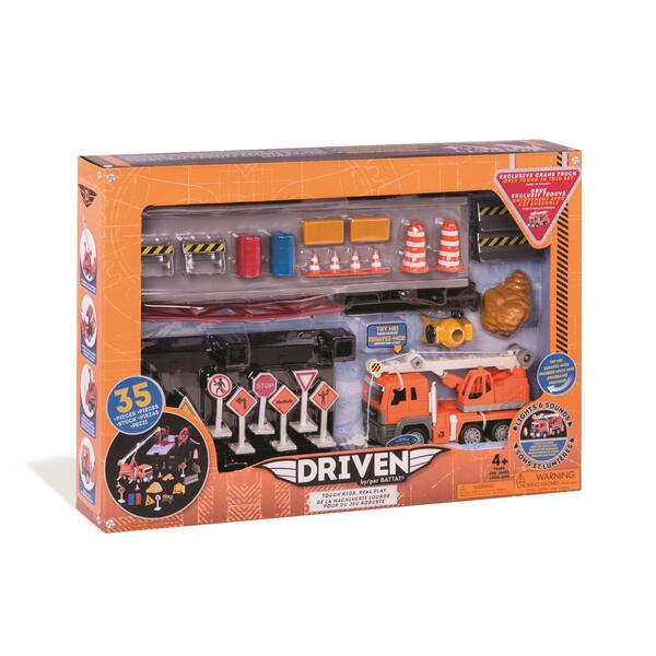 

Игровой набор DRIVEN Строительство моста 35 элементов (WH1023Z)