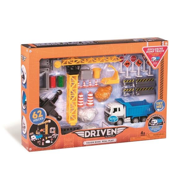 

Игровой набор DRIVEN Строительный кран 62 элемента (WH1022Z)