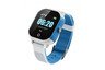 Дитячий годинник-телефон з GPS трекером GOGPS ME К23 синій з білим (K23BLWH) фото