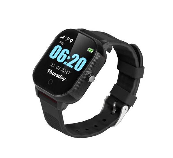 

Детские часы-телефон с GPS трекером GOGPS ME К23 черный (K23BK)
