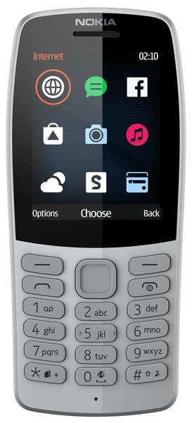 

Мобильный телефон Nokia 210 DS TA-1139 Gray