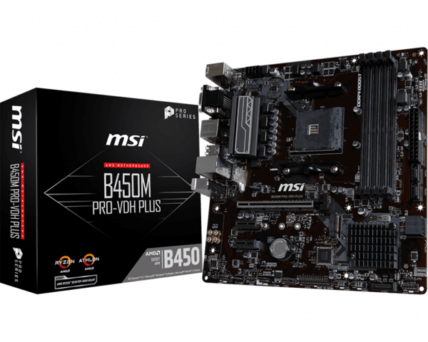 

Материнcкая плата MSI B450M PRO-VDH PLUS
