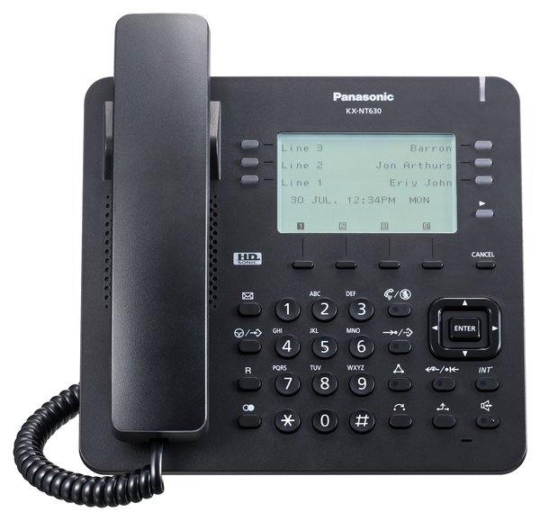 

IP-телефон Panasonic KX-NT630RU-B Black для АТС Panasonic KX-NS/NSX