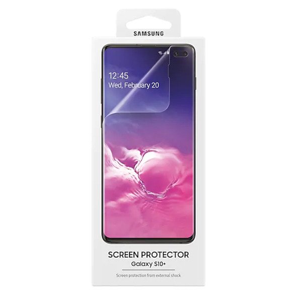 

Защитная плёнка Samsung для Galaxy S10+ (G975) Transparent Screen Protector