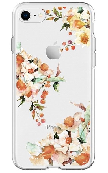 

Чехол Spigen для iPhone SE 2020/8/7 Liquid Crystal Aquarelle Primrose