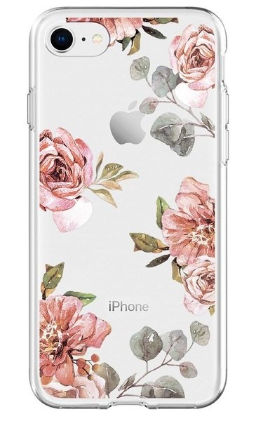 

Чехол Spigen для iPhone SE 2020/8/7 Liquid Crystal Aquarelle Rose