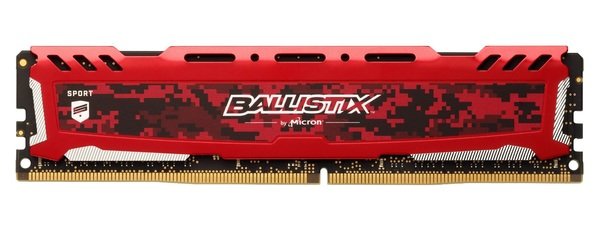 

Память для ПК Micron Crucial Ballistix Sport DDR4 3200 8GB (BLS8G4D32AESEK)
