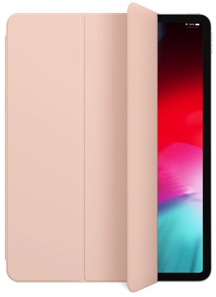 Акция на Чехол Apple Smart Folio for 12.9" iPad Pro (3rd Generation) Pink Sand (MVQN2ZM/A) от MOYO