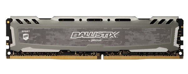 

Память для ПК Micron Crucial DDR4 3200 8GB Ballistix Sport (BLS8G4D32AESBK)