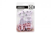 Набір форм для печива Ardesto Tasty baking фіолетовий 6 шт (AR2308LP)