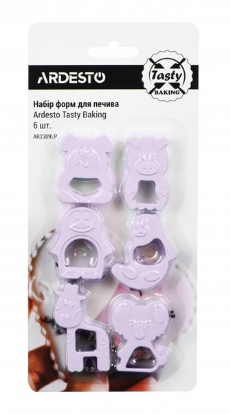 

Набор форм для печенья Ardesto Tasty baking лиловый 6 шт (AR2309LP)