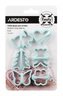 Набір форм для печива Ardesto Tasty baking блакитний 6 шт (AR2308TP) фото