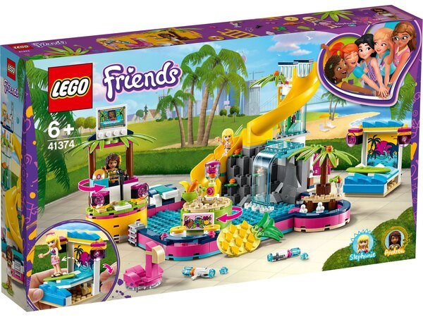 

Конструктор LEGO Friends Вечеринка Андреа у бассейна (41374)