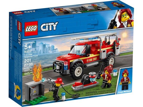 

Конструктор LEGO City Грузовик начальницы пожарной части (60231)