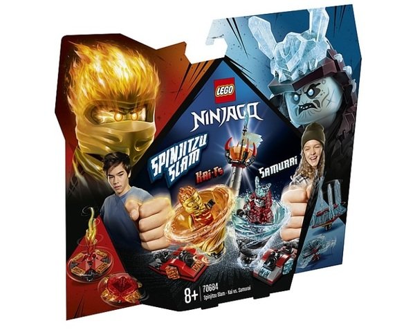 

Конструктор LEGO Ninjago Удар спин-джитсу - Кай против Самурая (70684)