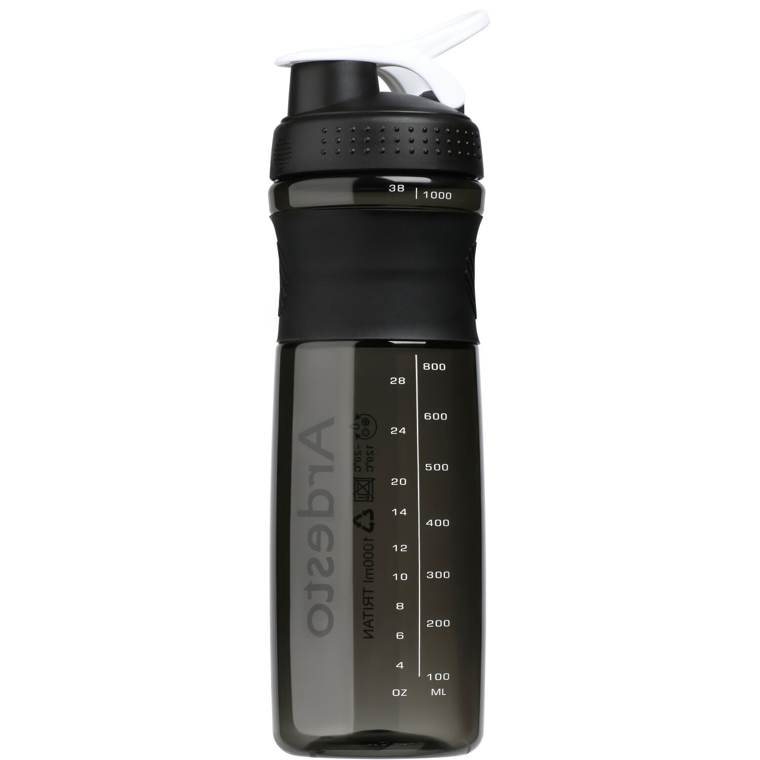 Пляшка для води Ardesto чорна 1000 мл (AR2204TB)фото