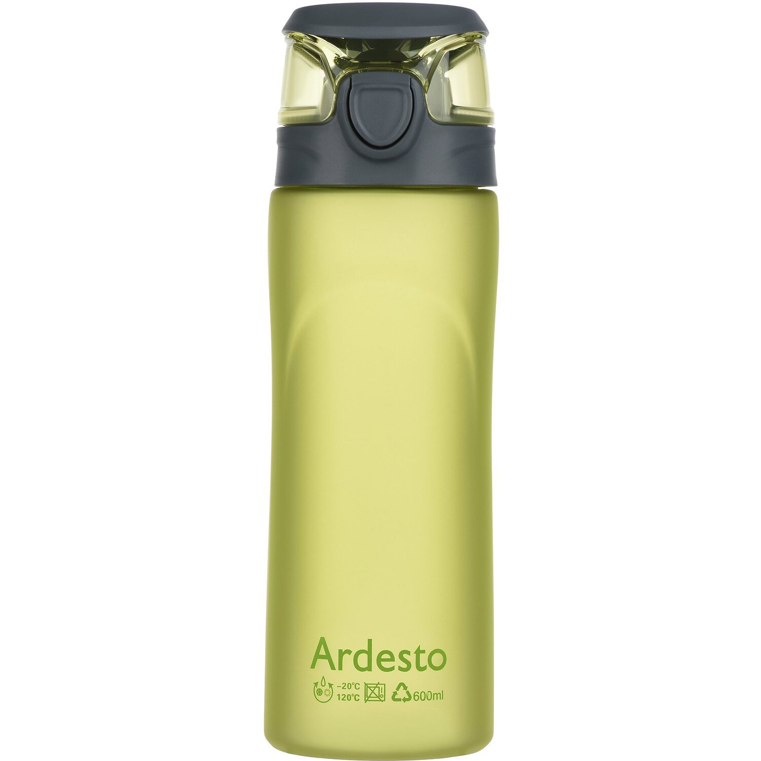 Пляшка для води Ardesto Matte Bottle 600 мл Green (AR2205PG) (1118523)