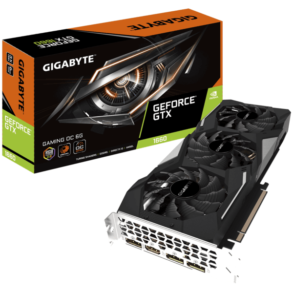 

Видеокарта GIGABYTE GeForce GTX 1660 6GB GDDR5 Gaming OC (GV-N1660GAMING_OC-6GD)