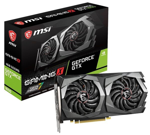 

Видеокарта MSI GeForce GTX1650 4GB DDR5 GAMING X (GF_GTX1650_GAMING_X_4G)