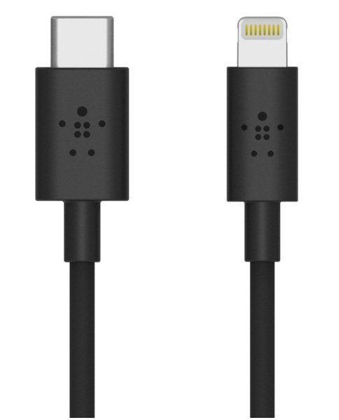 

Кабель BELKIN BOOST CHARGE USB-C with Lightning 1.2m black