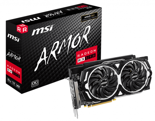 

Видеокарта MSI Radeon RX 590 8GB DDR5 Armor (RX_590_ARMOR_8G_OC)