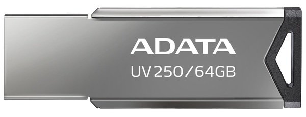 

Накопитель USB 2.0 ADATA UV250 64GB Metal Black (AUV250-64G-RBK)