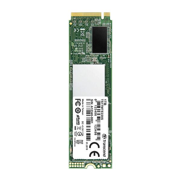 

SSD накопитель TRANSCEND 220S 1TB M.2 NVMe PCle 3.0 4x 2280 (TS1TMTE220S)