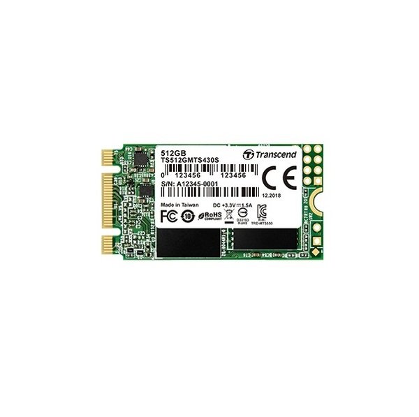 

SSD накопитель TRANSCEND MTS430S 256GB M.2 SATA 3D TLC (TS256GMTS430S)