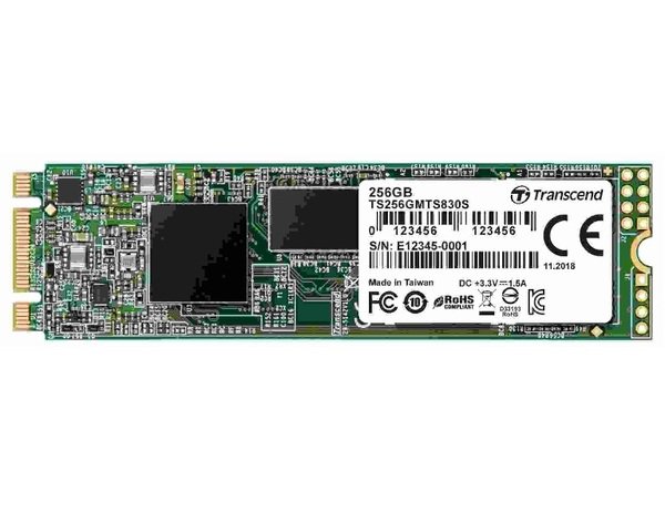 

SSD накопитель TRANSCEND MTS830S 256GB M.2 SATA 3D TLC (TS256GMTS830S)