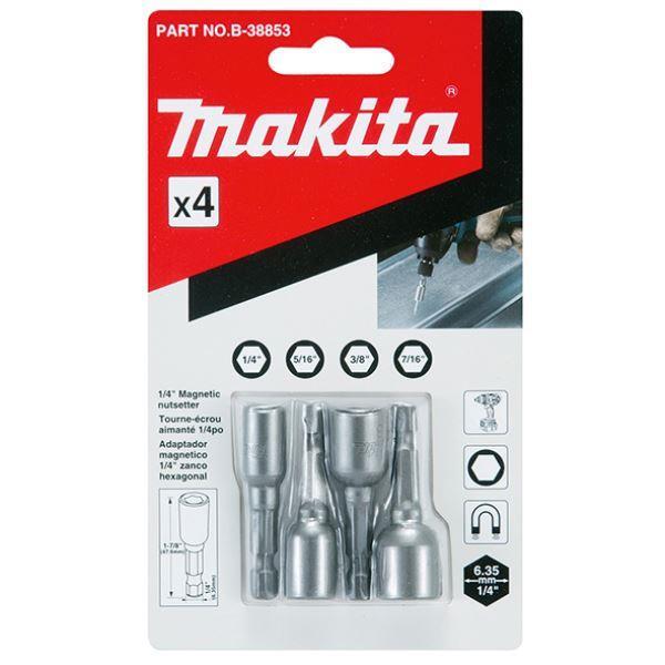 

Набор магнитных насадок Makita 4 шт (B-38853)