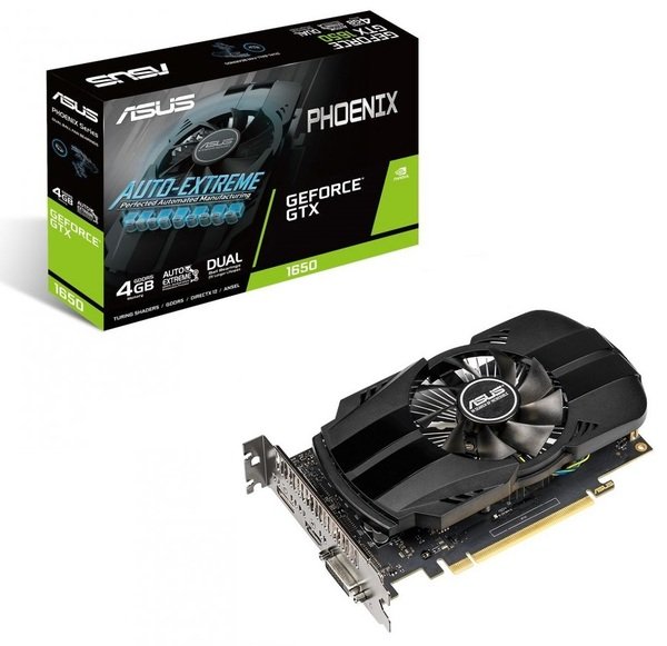 

Видеокарта ASUS GeForce GTX 1650 4GB DDR5 PH (PH-GTX1650-4G)