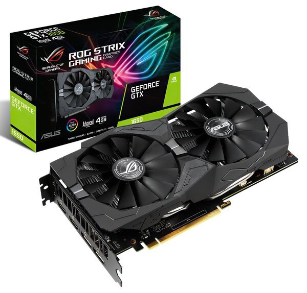 

Видеокарта ASUS GeForce GTX 1650 4GB DDR5 STRIX Gaming (STRIX-GTX1650-A4G-GAMING)