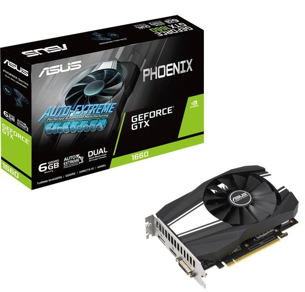 

Видеокарта ASUS GeForce GTX 1660 6GB GDDR5 PH (PH-GTX1660-6G)