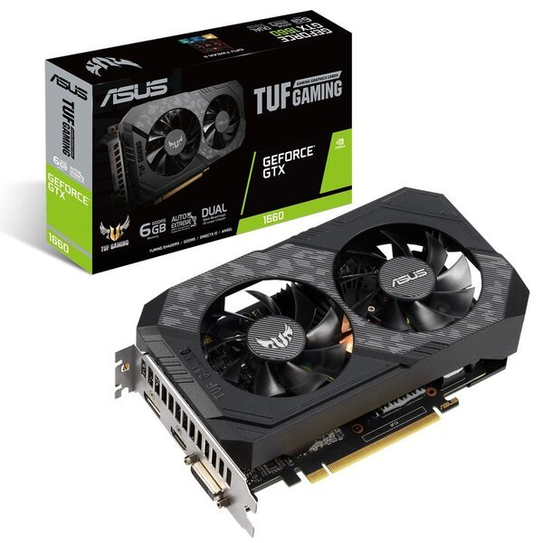 

Видеокарта ASUS GeForce GTX 1660 6GB GDDR5 Gaming TUF (TUF-GTX1660-6G-GAMING)