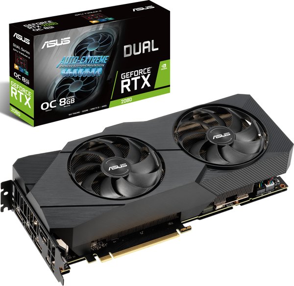 

Видеокарта ASUS GeForce RTX 2080 8GB GDDR6 DUAL OC EVO (DUAL-RTX2080-O8G-EVO)