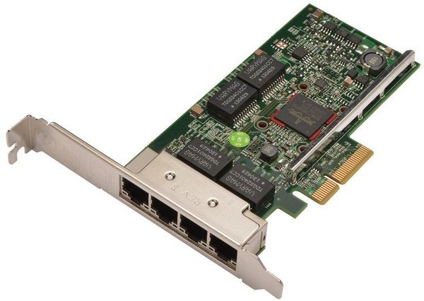 

Сетевая карта DELL Broadcom 5719 QP 1GbE PCIe Network Interface Card, Low Profile (TMGR6)