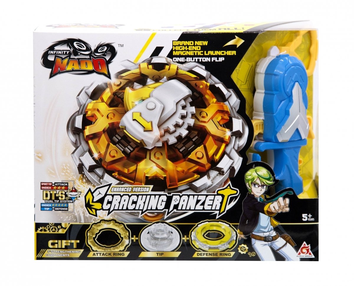 

Волчок Auldey Infinity Nado V серия Advanced Cracking Panzer Быстрый Панцирь (YW634404)