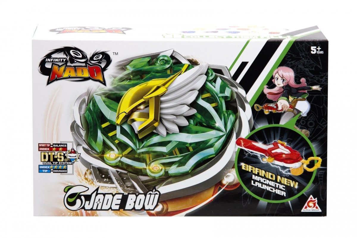

Волчок Auldey Infinity Nado V серия Original Jade Bow Нефритовый Лук (YW634303)