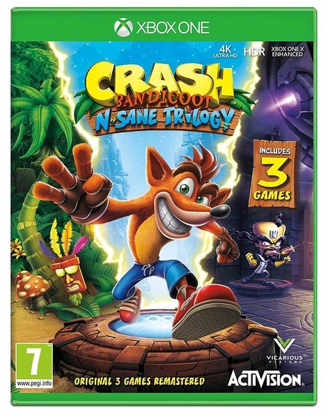 

Игра Crash Bandicoot N'sane Trilogy (Xbox One, Английский язык)