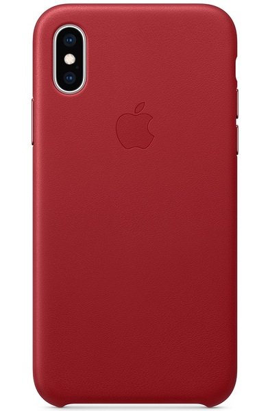 

Чехол Apple Leather Case для iPhone X/Xs (PRODUCT)RED (MRWK2ZM/A)
