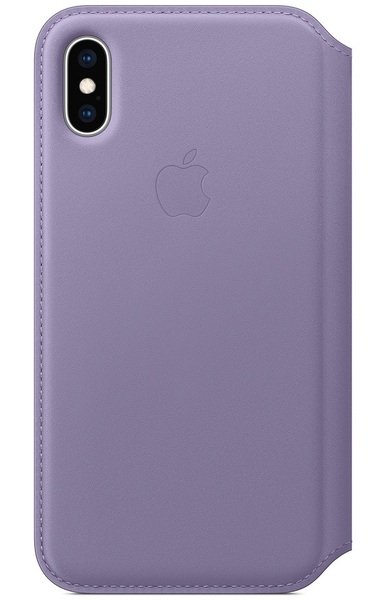 

Чехол Apple Leather Folio для iPhone X/Xs Lilac (MVF92ZM/A)