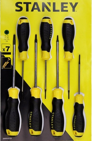 

Набор отверток 7 ед. Stanley Torx T5-Т20 (STHT0-62150)