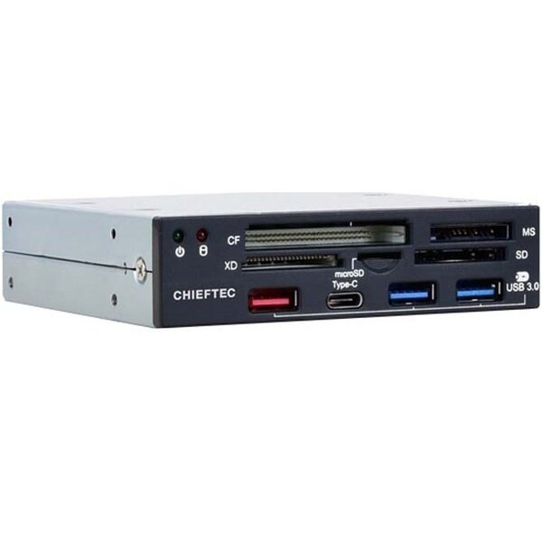 

Кардридер CHIEFTEC 3.5" USB3 (CRD-901H)