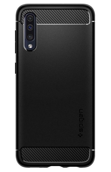 

Чехол Spigen для Galaxy A50 (A505) Case Rugged Armor Matte Black