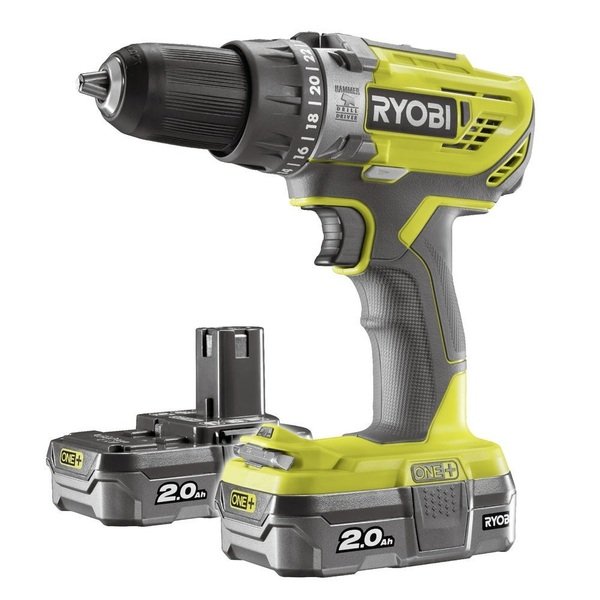 

Аккумуляторный шуруповерт Ryobi R18DD3-220S (5133003348)