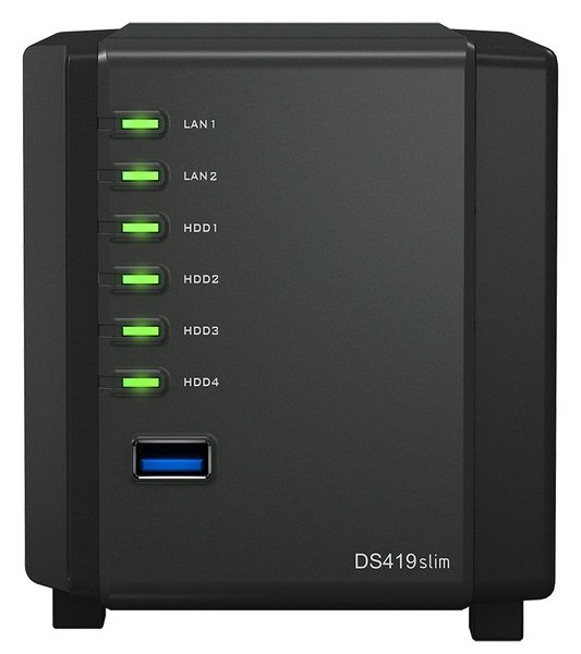 Акція на Сетевое хранилище NAS SYNOLOGY DS419slim від MOYO